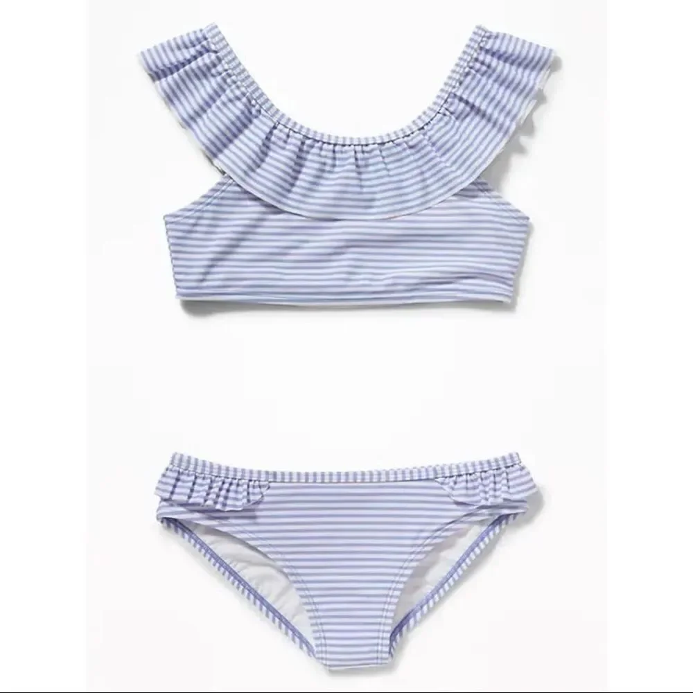 ✨ Old Navy Girls Ruffle Neck Bikini Set✨